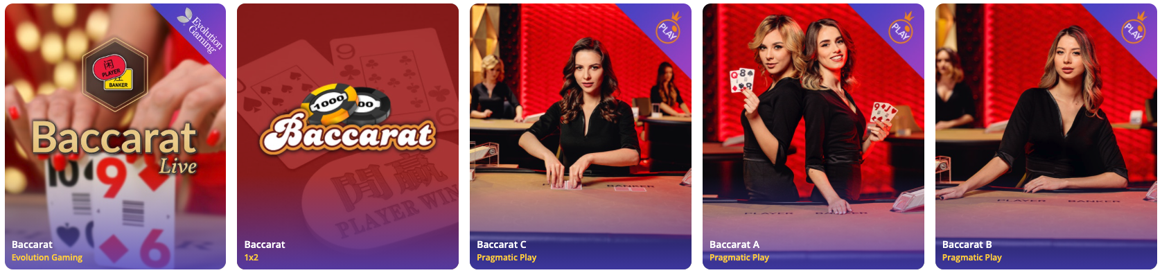 live baccarat games